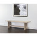 Linus Light Oak Bench